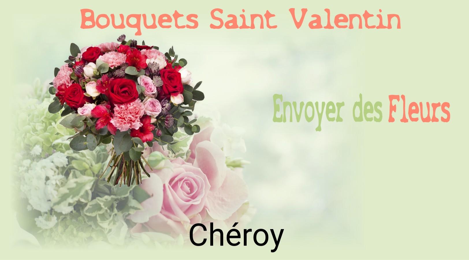 Roses de Saint-Valentin livrées à Chéroy